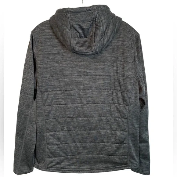 BC Clothing Expedition Heathered Grey Mountain Hooded Jacket Mens LG - Picture 2 of 15